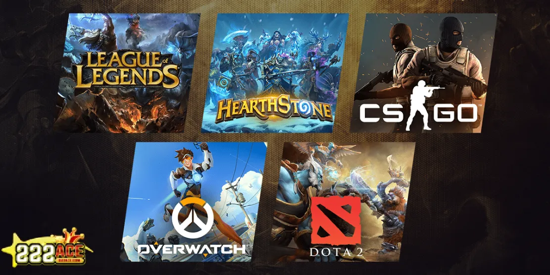 Popular E-Sports Games on 222Ace